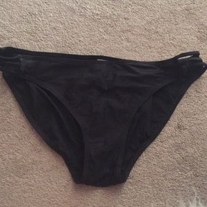 Simple black bikini bottom